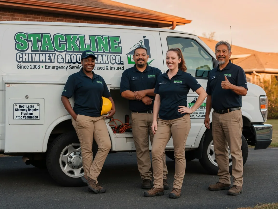Chimney flashing repair company in Pomona, MO